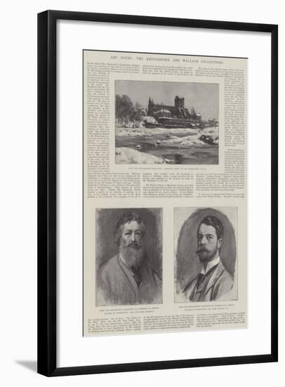 Art Notes, the Kepplestone and Wallace Collections-null-Framed Giclee Print