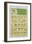 Art Nouveau Alphabet. 1903-E. Mulier-Framed Premium Giclee Print