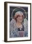 Art Nouveau Angel-null-Framed Art Print