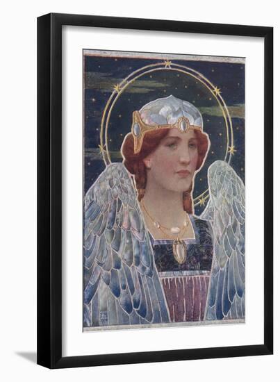 Art Nouveau Angel-null-Framed Art Print