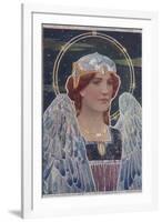Art Nouveau Angel-null-Framed Art Print