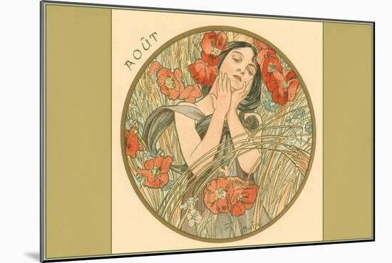 Art Nouveau Aout-Found Image Press-Mounted Giclee Print