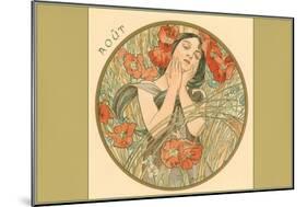 Art Nouveau Aout-Found Image Press-Mounted Giclee Print