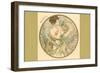 Art Nouveau Avril-Found Image Press-Framed Giclee Print