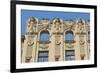 Art Nouveau building on Alberta Street in central Riga, Latvia-Keren Su-Framed Photographic Print