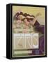 Art Nouveau Cigarettes, Los Cigarillos Women Smoking, UK, 1920-null-Framed Stretched Canvas