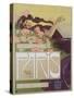Art Nouveau Cigarettes, Los Cigarillos Women Smoking, UK, 1920-null-Stretched Canvas