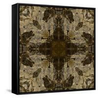 Art Nouveau Colorful Ornamental Vintage Pattern in Brown Color-Irina QQQ-Framed Stretched Canvas