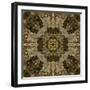 Art Nouveau Colorful Ornamental Vintage Pattern in Brown Color-Irina QQQ-Framed Art Print