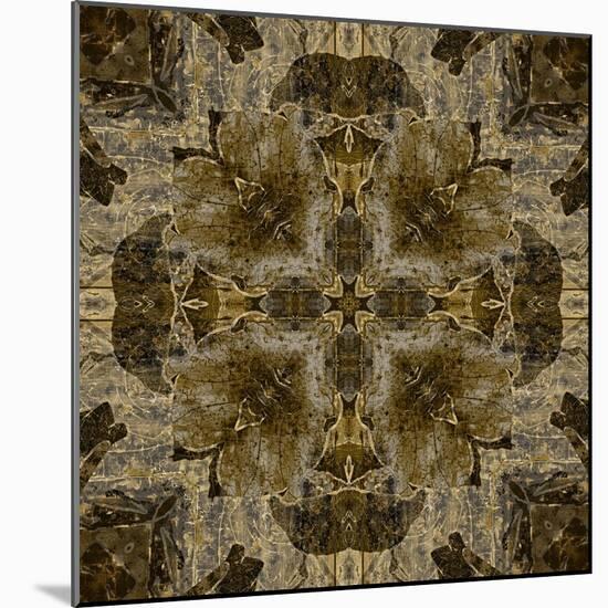 Art Nouveau Colorful Ornamental Vintage Pattern in Brown Color-Irina QQQ-Mounted Art Print