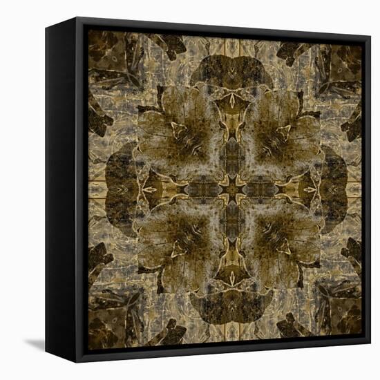 Art Nouveau Colorful Ornamental Vintage Pattern in Brown Color-Irina QQQ-Framed Stretched Canvas