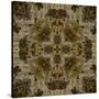 Art Nouveau Colorful Ornamental Vintage Pattern in Brown Color-Irina QQQ-Stretched Canvas