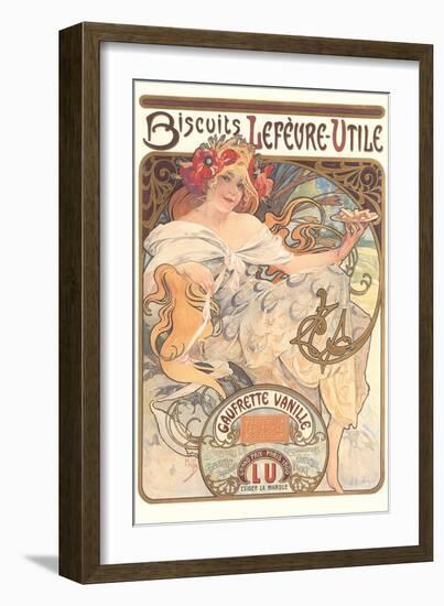 Art Nouveau Cookie Ad-null-Framed Art Print