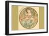 Art Nouveau Decembre-Found Image Press-Framed Giclee Print