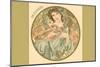 Art Nouveau Decembre-Found Image Press-Mounted Giclee Print