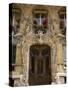 Art Nouveau Doorway, Avenue Rapp, Paris, France-Neil Farrin-Stretched Canvas