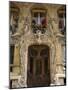 Art Nouveau Doorway, Avenue Rapp, Paris, France-Neil Farrin-Mounted Photographic Print