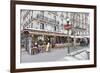 Art Nouveau Entrance to the Metro Station at Cafe Kleber-Markus Lange-Framed Photographic Print