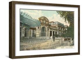 Art Nouveau Facade in Vichy, France-null-Framed Art Print