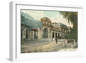 Art Nouveau Facade in Vichy, France-null-Framed Art Print