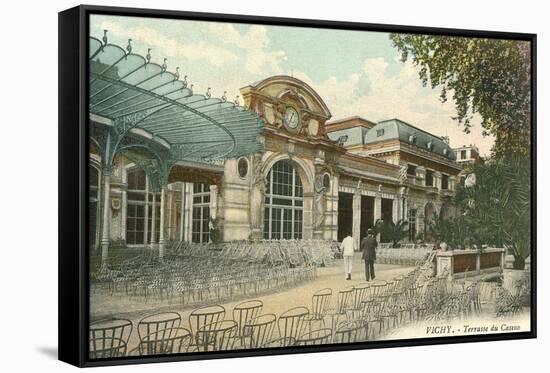 Art Nouveau Facade in Vichy, France-null-Framed Stretched Canvas