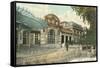 Art Nouveau Facade in Vichy, France-null-Framed Stretched Canvas