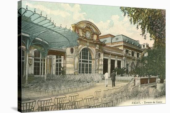 Art Nouveau Facade in Vichy, France-null-Stretched Canvas