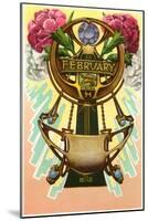 Art Nouveau February, Pisces-null-Mounted Art Print