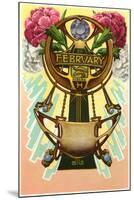 Art Nouveau February, Pisces-null-Mounted Art Print