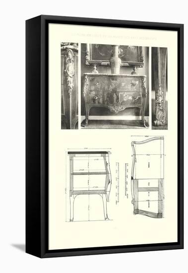 Art Nouveau Furniture-null-Framed Stretched Canvas