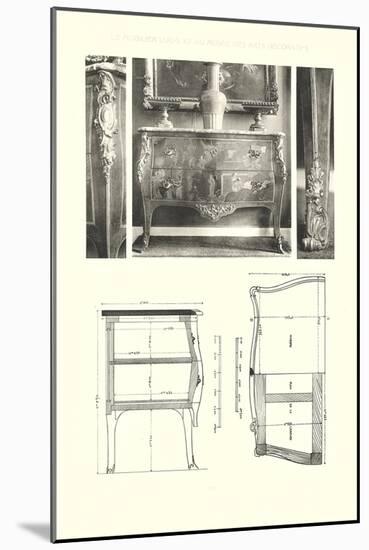Art Nouveau Furniture-null-Mounted Art Print