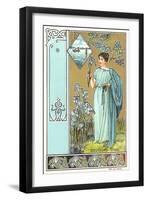 Art Nouveau Garden-null-Framed Art Print