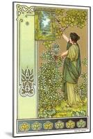 Art Nouveau Garden-null-Mounted Art Print