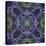 Art Nouveau Geometric Ornamental Vintage Pattern in Violet and Green Colors-Irina QQQ-Stretched Canvas