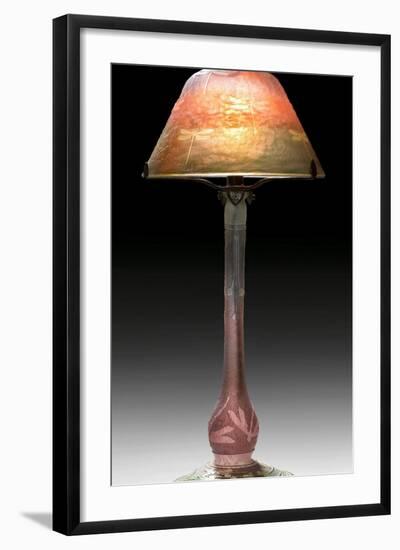 Art Nouveau Glass Lamp-null-Framed Photographic Print
