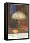 Art Nouveau Handel Lamp-null-Framed Stretched Canvas