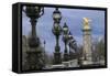 Art Nouveau Lamps Posts on Pont Alexandre III - I-Cora Niele-Framed Stretched Canvas