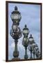 Art Nouveau Lamps Posts on Pont Alexandre III - II-Cora Niele-Framed Giclee Print