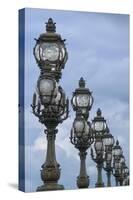 Art Nouveau Lamps Posts on Pont Alexandre III - II-Cora Niele-Stretched Canvas