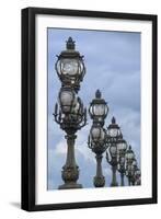 Art Nouveau Lamps Posts on Pont Alexandre III - II-Cora Niele-Framed Giclee Print