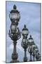 Art Nouveau Lamps Posts on Pont Alexandre III - II-Cora Niele-Mounted Giclee Print
