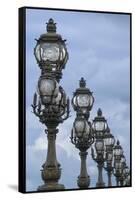 Art Nouveau Lamps Posts on Pont Alexandre III - II-Cora Niele-Framed Stretched Canvas