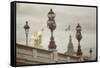 Art Nouveau Lamps Posts on Pont Alexandre III - III-Cora Niele-Framed Stretched Canvas