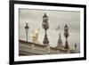 Art Nouveau Lamps Posts on Pont Alexandre III - III-Cora Niele-Framed Giclee Print