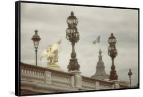 Art Nouveau Lamps Posts on Pont Alexandre III - III-Cora Niele-Framed Stretched Canvas