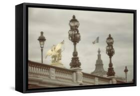 Art Nouveau Lamps Posts on Pont Alexandre III - III-Cora Niele-Framed Stretched Canvas