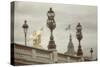 Art Nouveau Lamps Posts on Pont Alexandre III - III-Cora Niele-Stretched Canvas