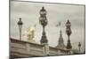 Art Nouveau Lamps Posts on Pont Alexandre III - III-Cora Niele-Mounted Giclee Print