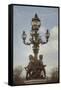 Art Nouveau Lamps Posts on Pont Alexandre III - IV-Cora Niele-Framed Stretched Canvas