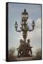 Art Nouveau Lamps Posts on Pont Alexandre III - IV-Cora Niele-Framed Stretched Canvas